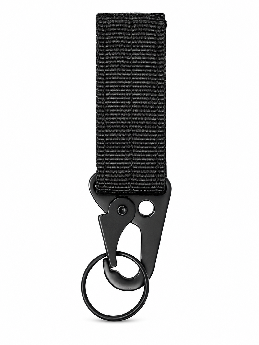 Tactic Ops MOLLE Gear Clip with Key Ring – Tactical Belt & Backpack Attachment (1 Clip)