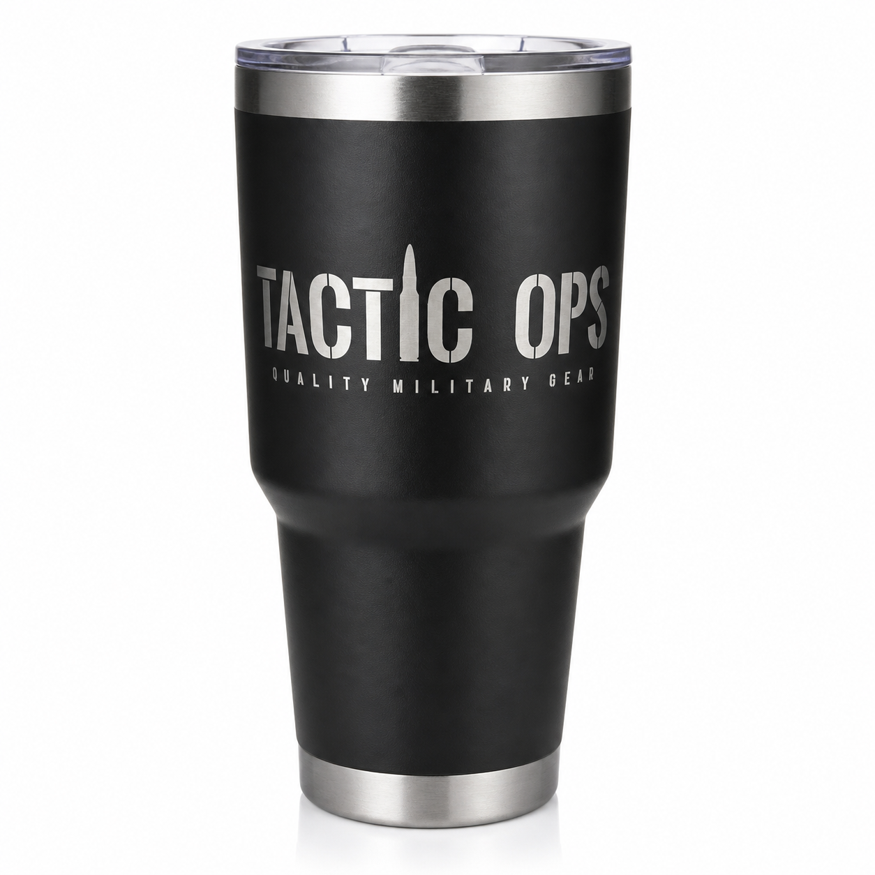 Tactic Ops Black 30oz. Insulated Stainless Steel Tumbler
