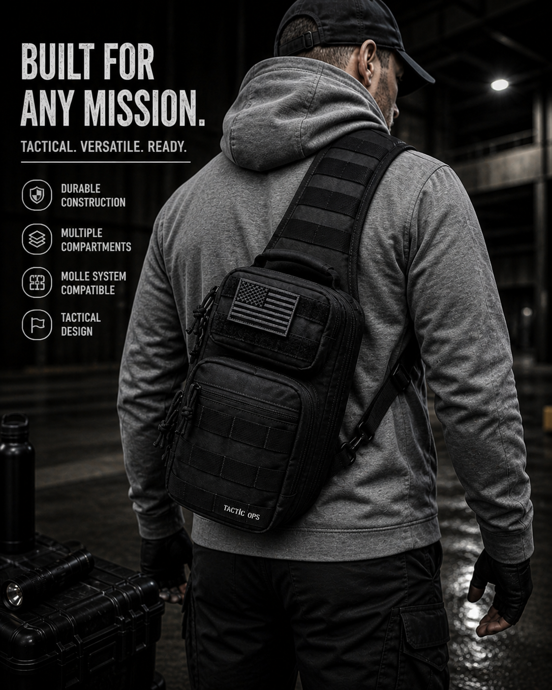 black kelty tactical sling messenger backpack Military Bag Rebel Big Craw - its built to last filter:Fit Check|True to Size Color classification:Small I dark brown 2.3g single hook