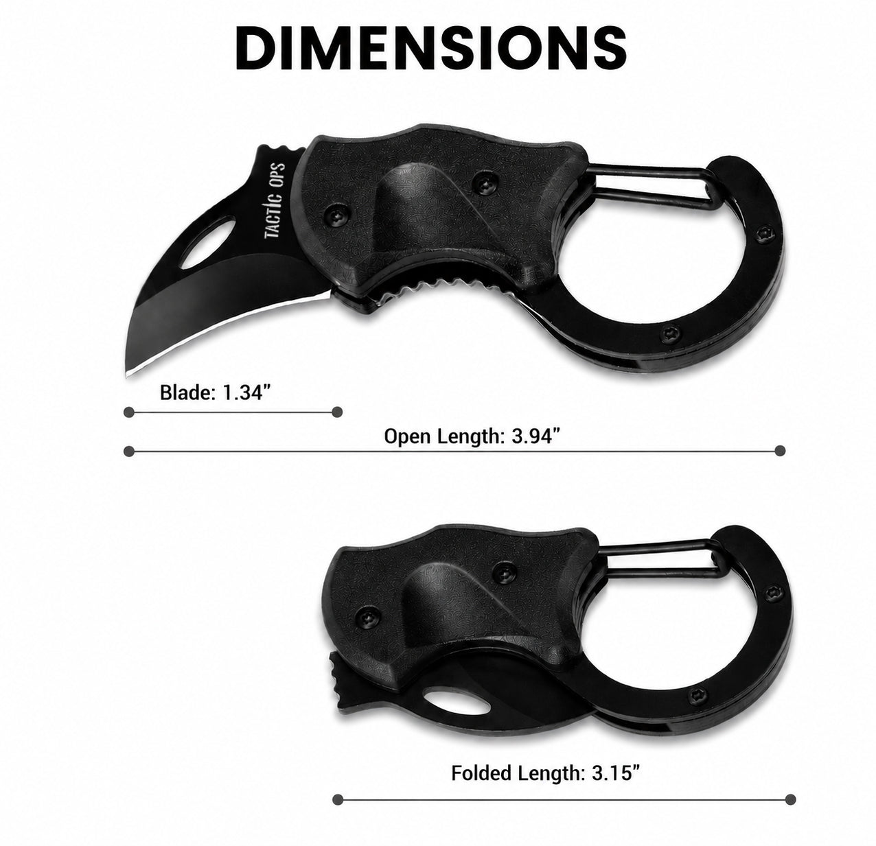 Pocket Knife Keychain With Locking Blade  (1- pack)