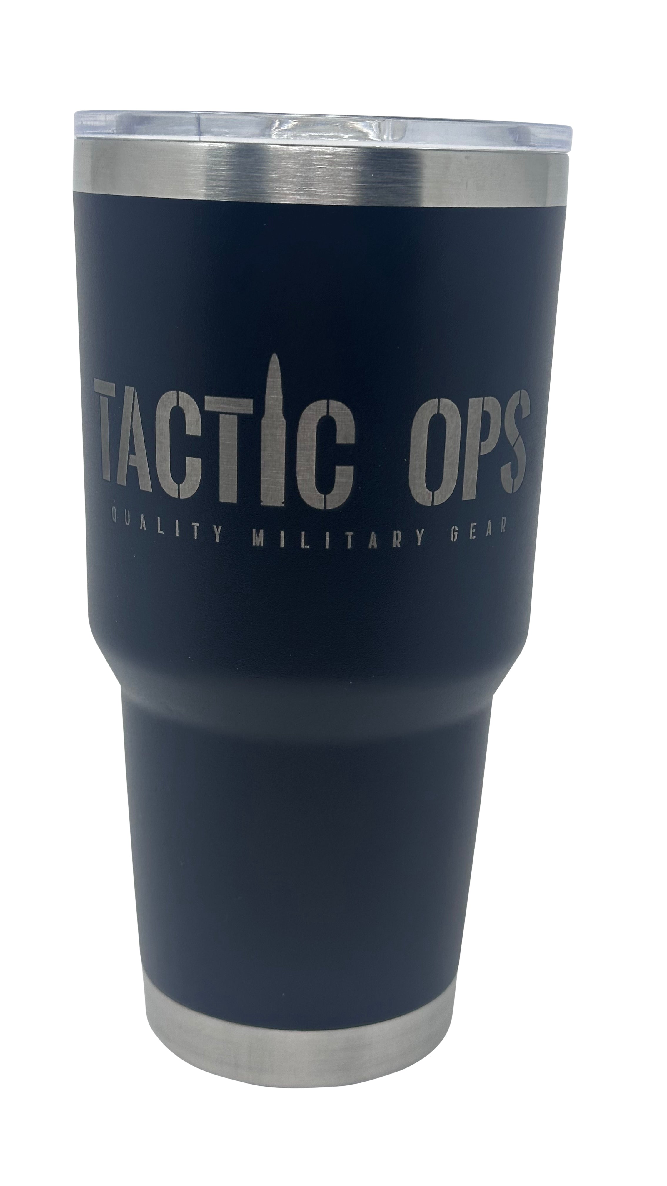 Tactic Ops Black 30oz. Insulated Stainless Steel Tumbler