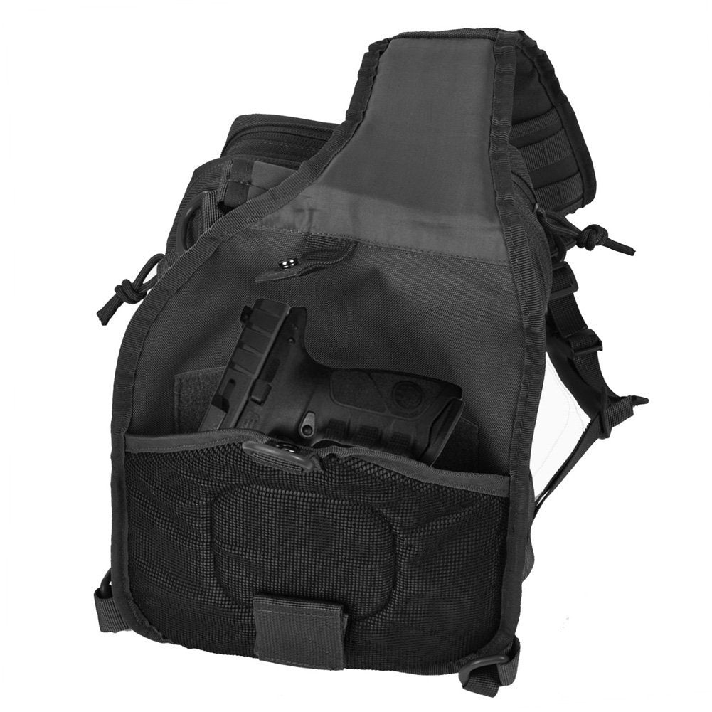 Tactical Military Sling Bag (Black)